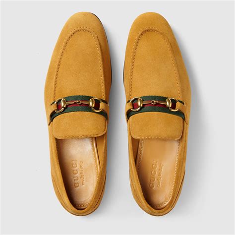 gucci men's horsebit loafer|gucci men's suede loafers.